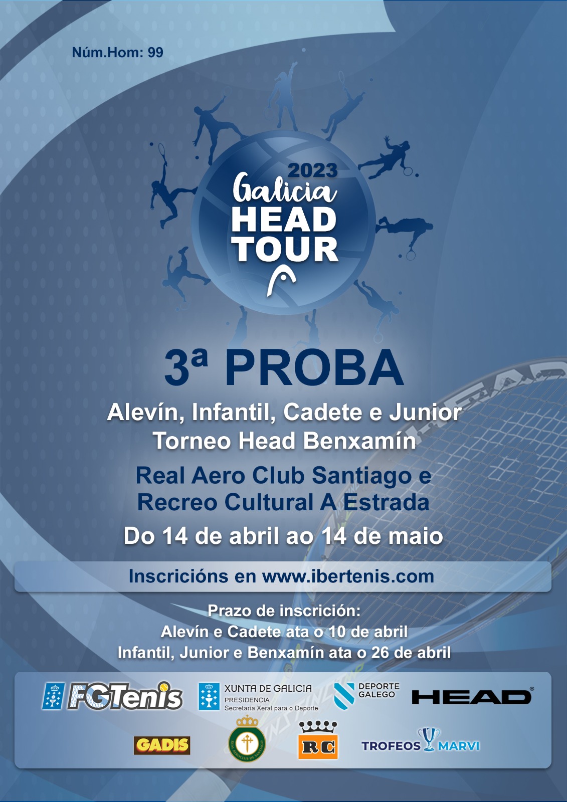 Cartel del Galicia Head Tour - 3ª Prueba