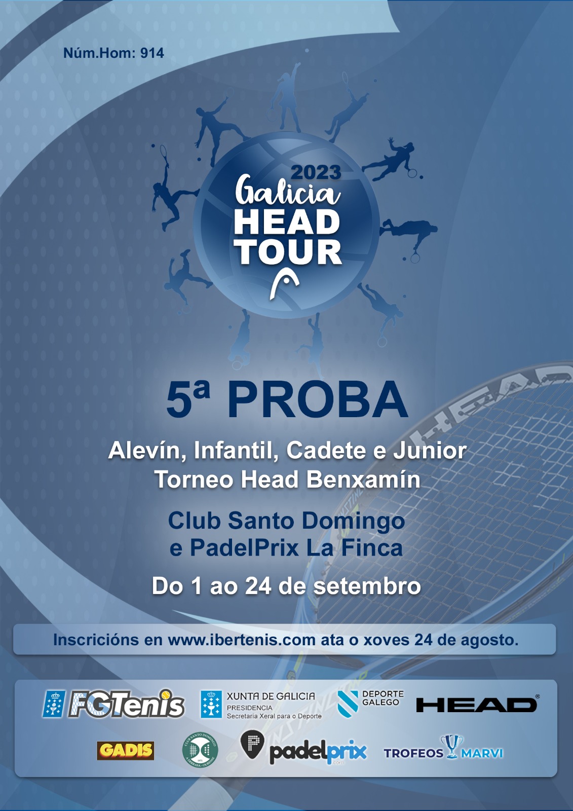 Cartel del Galicia Head Tour - 5ª Prueba