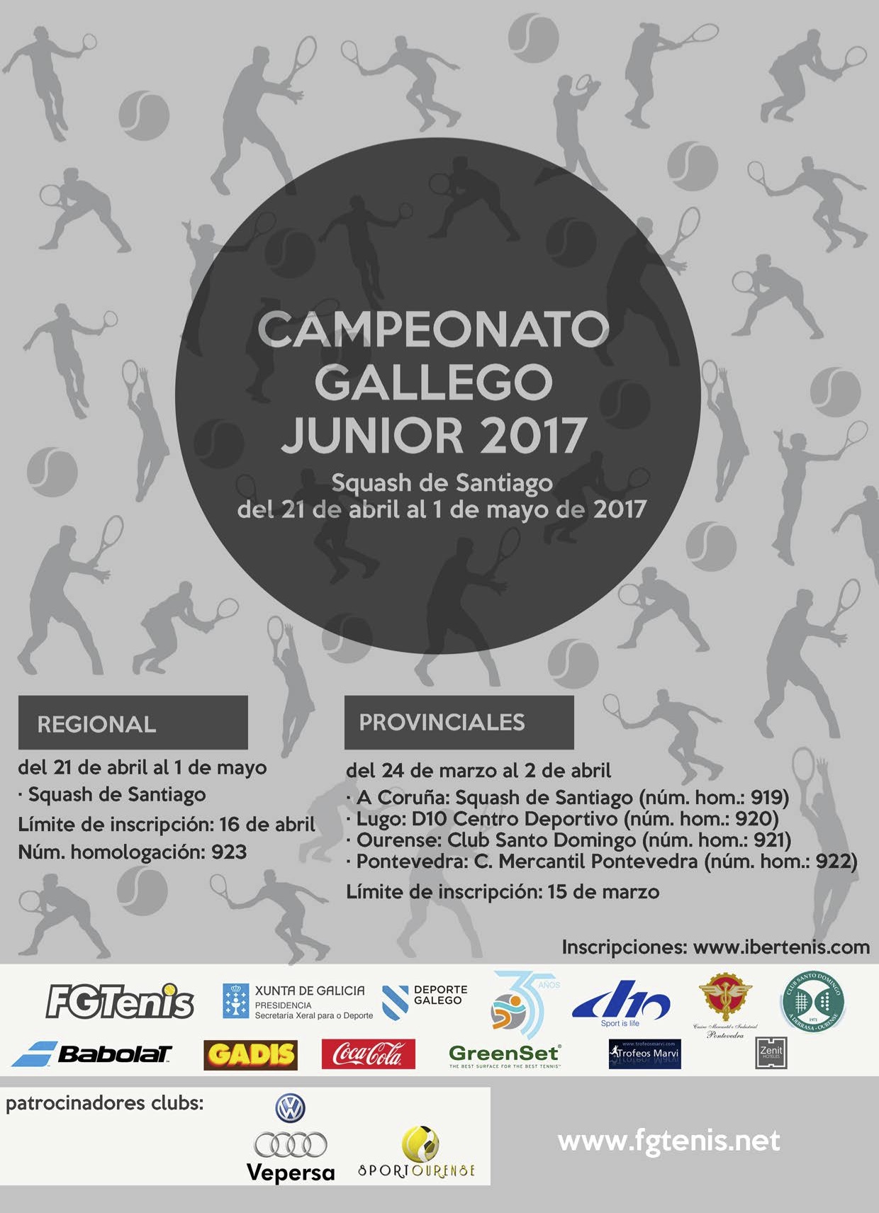 Cartel del CAMPEONATO GALLEGO JUNIOR 2017
