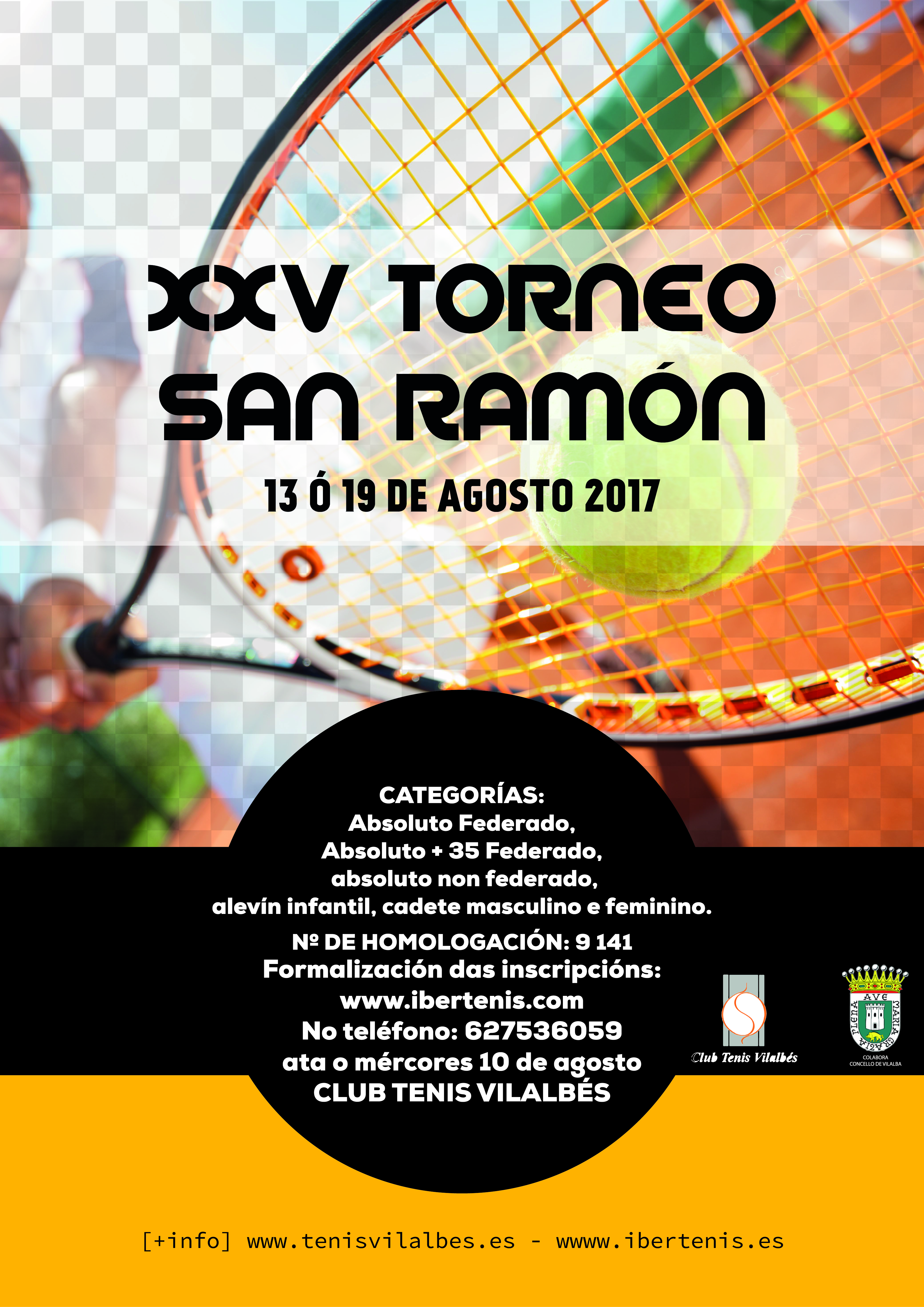 Cartel del XXV TORNEO SAN RAMON 2017
