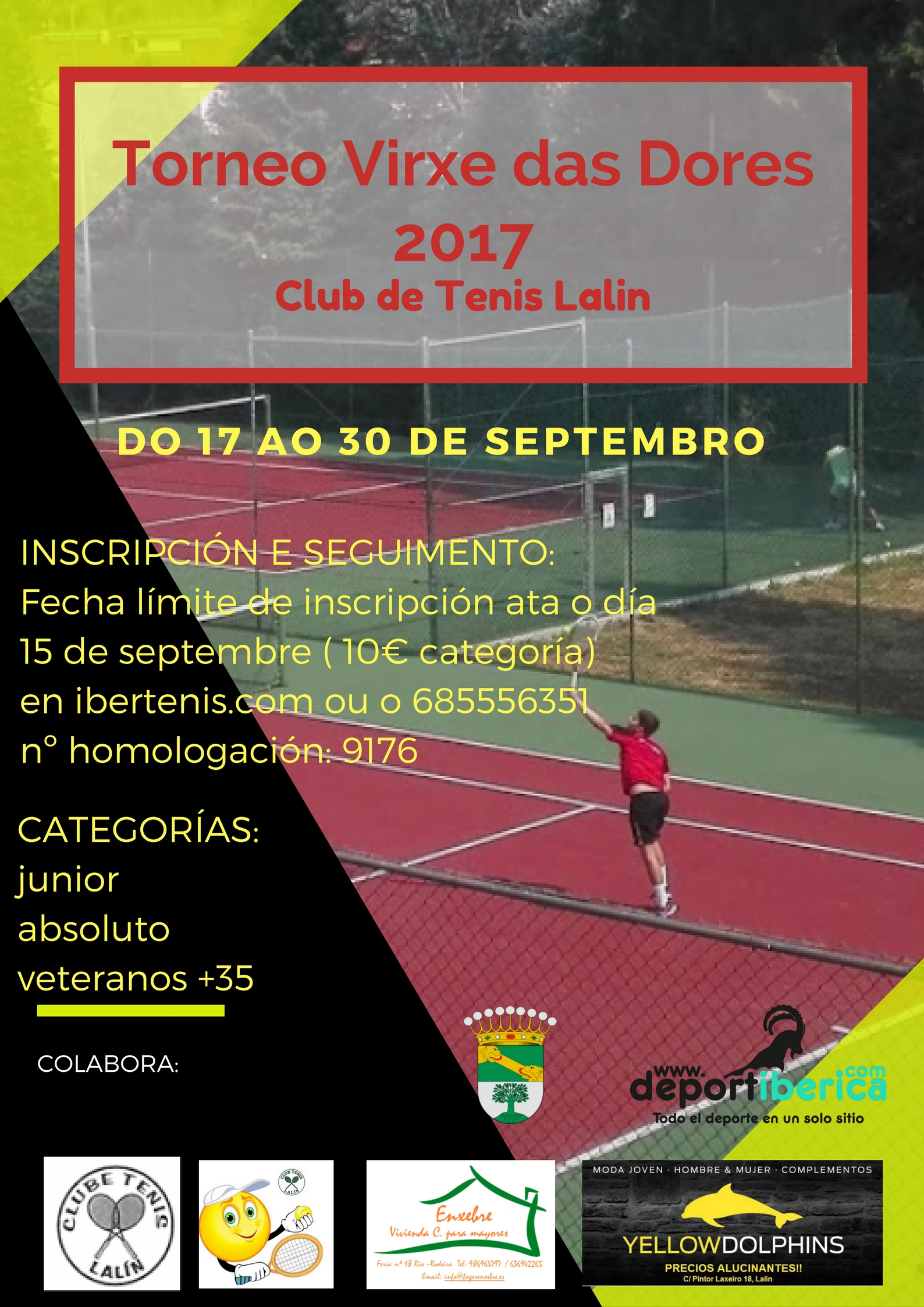 Cartel del Torneo Virxe das Dores, Lalin 2017