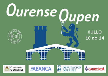 Cartel del Ourense Oupen. Do 10 ao 14 Xullo.