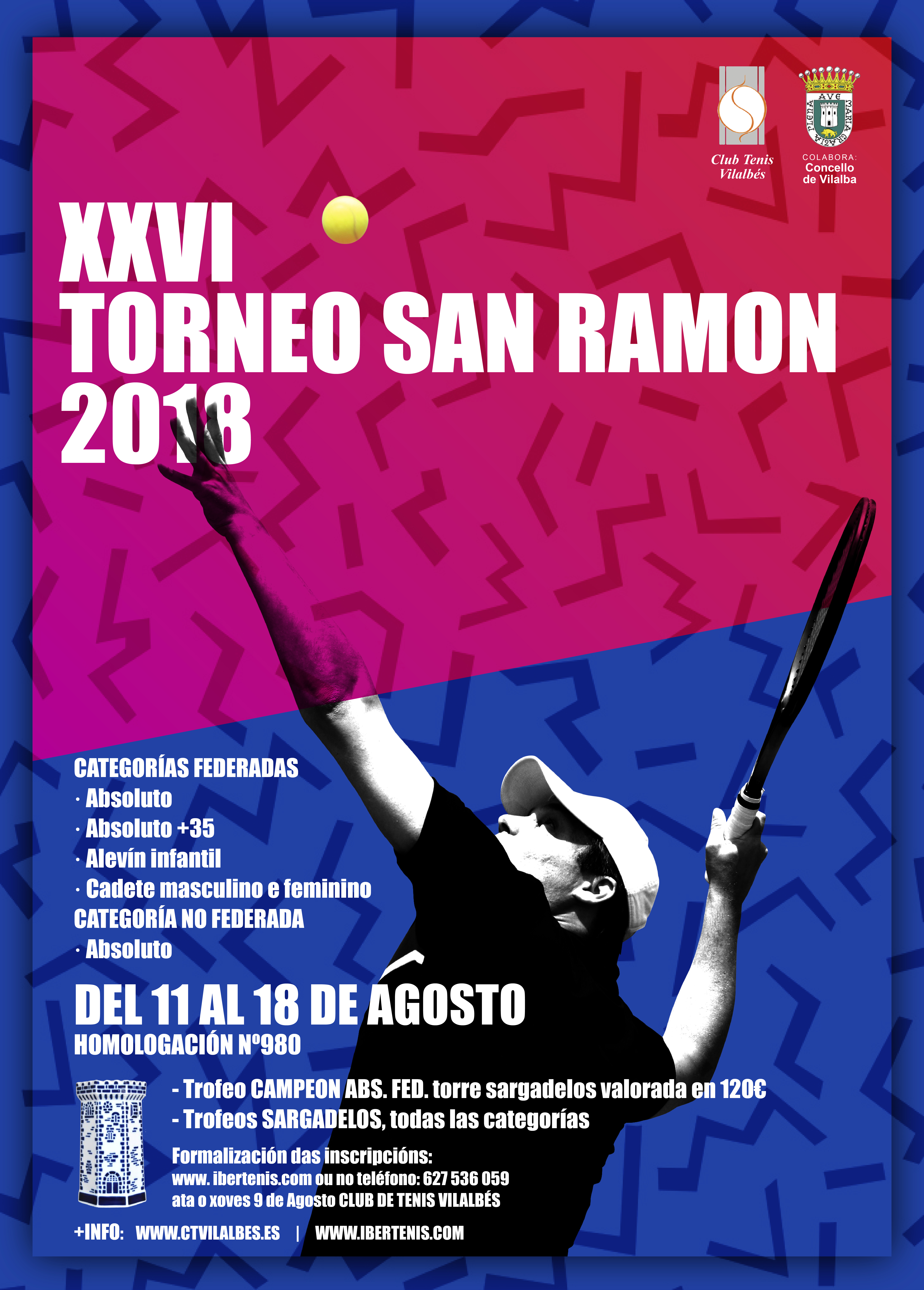 Cartel del XXVI TORNEO SAN RAMON 2018