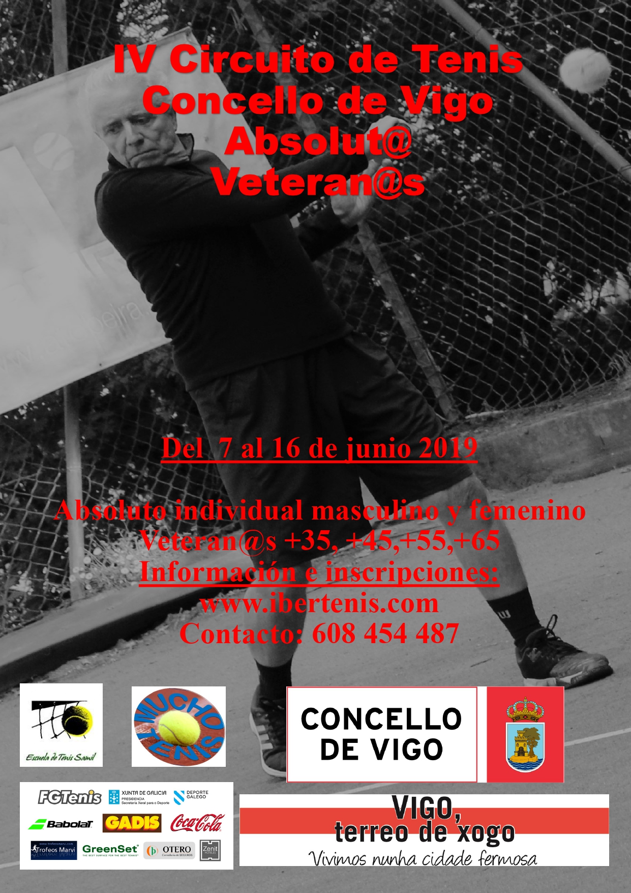 Cartel del IV Circuito Concello de Vigo Absolut@ y Veteran@s