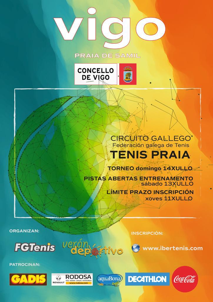 Torneo Tenis Praia Samil. Circuito Tenis Praia 2019 FGTenis