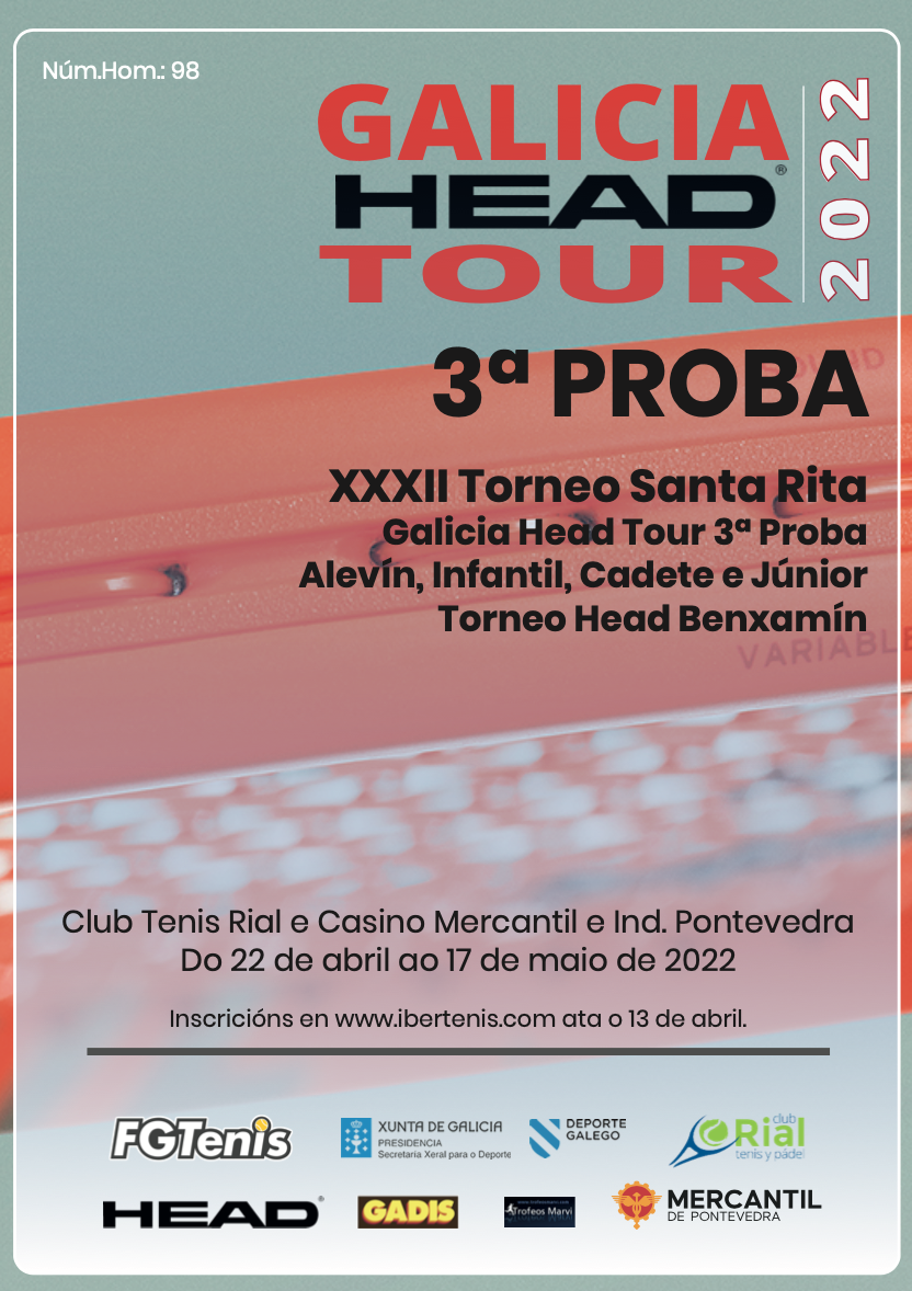 3ª Prueba GALICIA HEAD TOUR - XXXII Torneo Santa Rita
