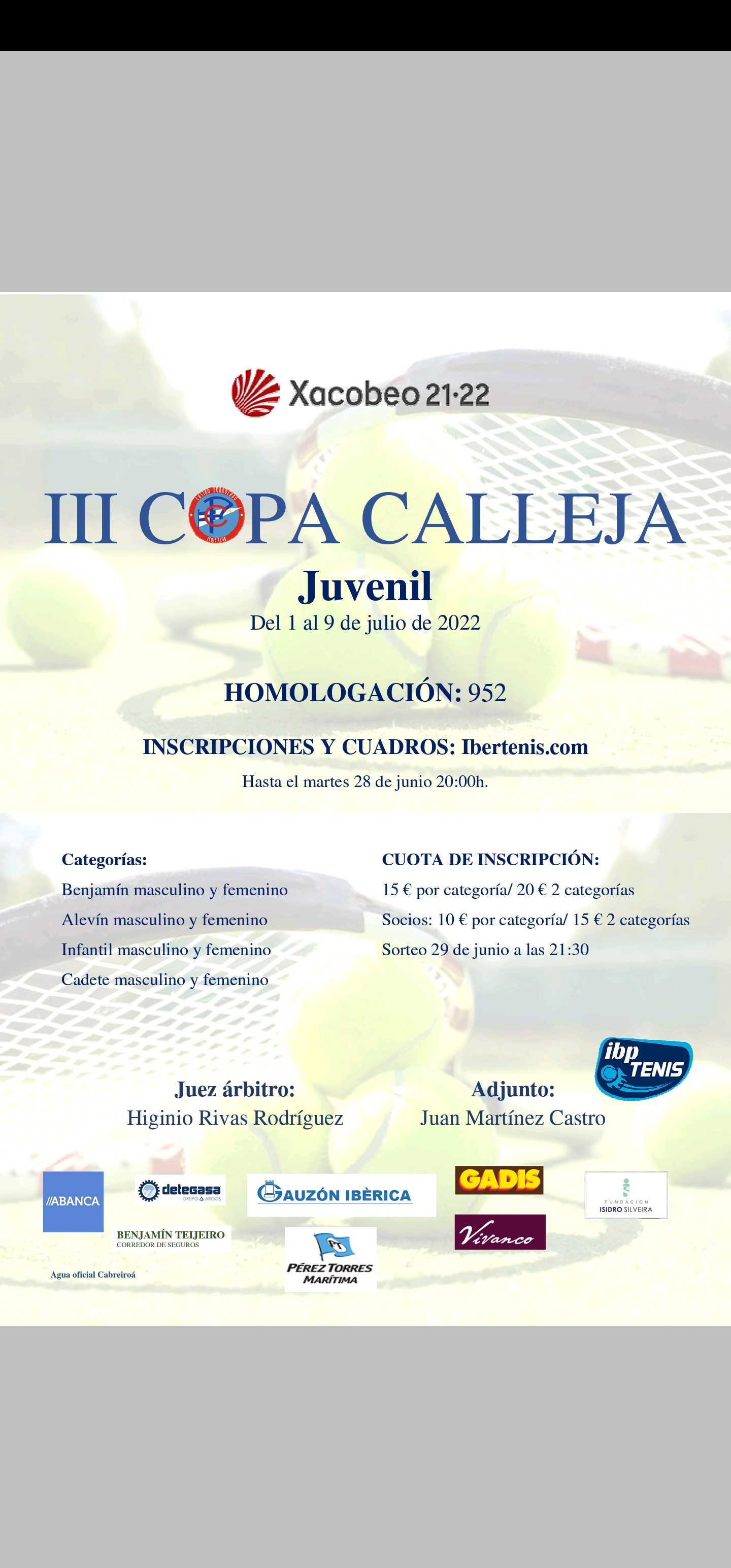 cartel III Copa Calleja Juvenil