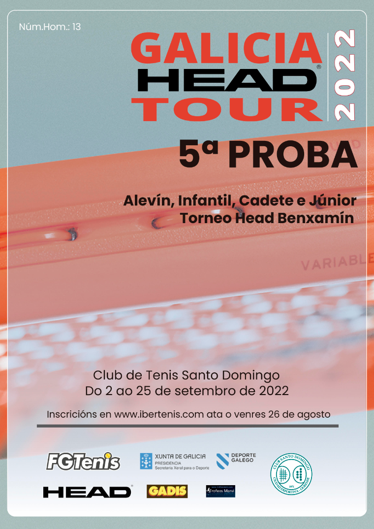 Cartel del Galicia Head Tour - 5ª Prueba