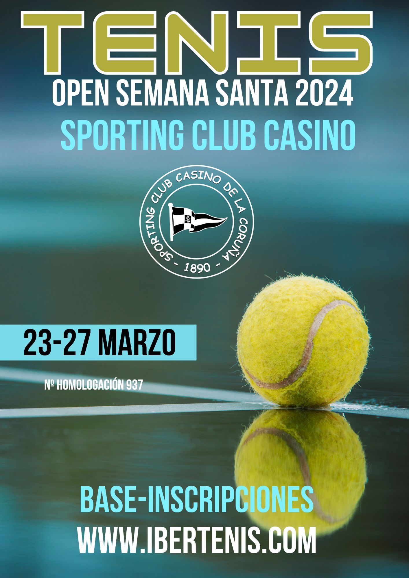 Cartel del OPEN SEMANA SANTA SPORTING CLUB CASINO 2024