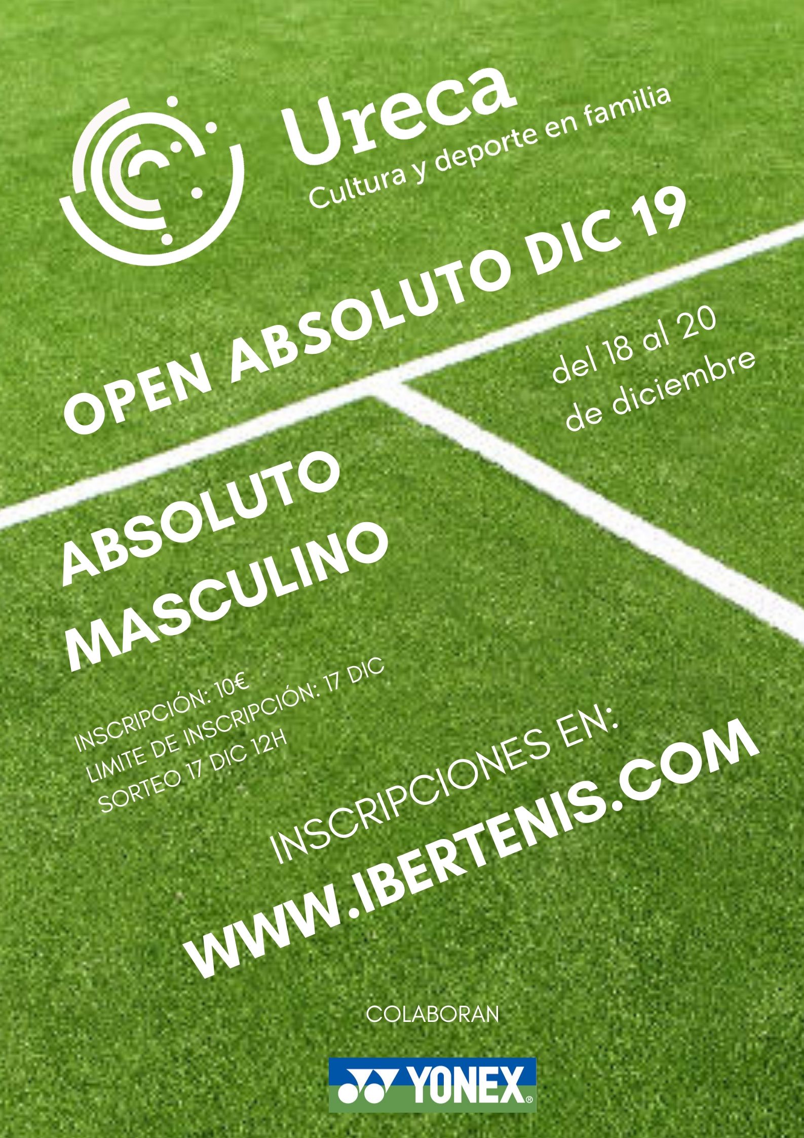 Cartel del OPEN ABSOLUTO DICIEMBRE