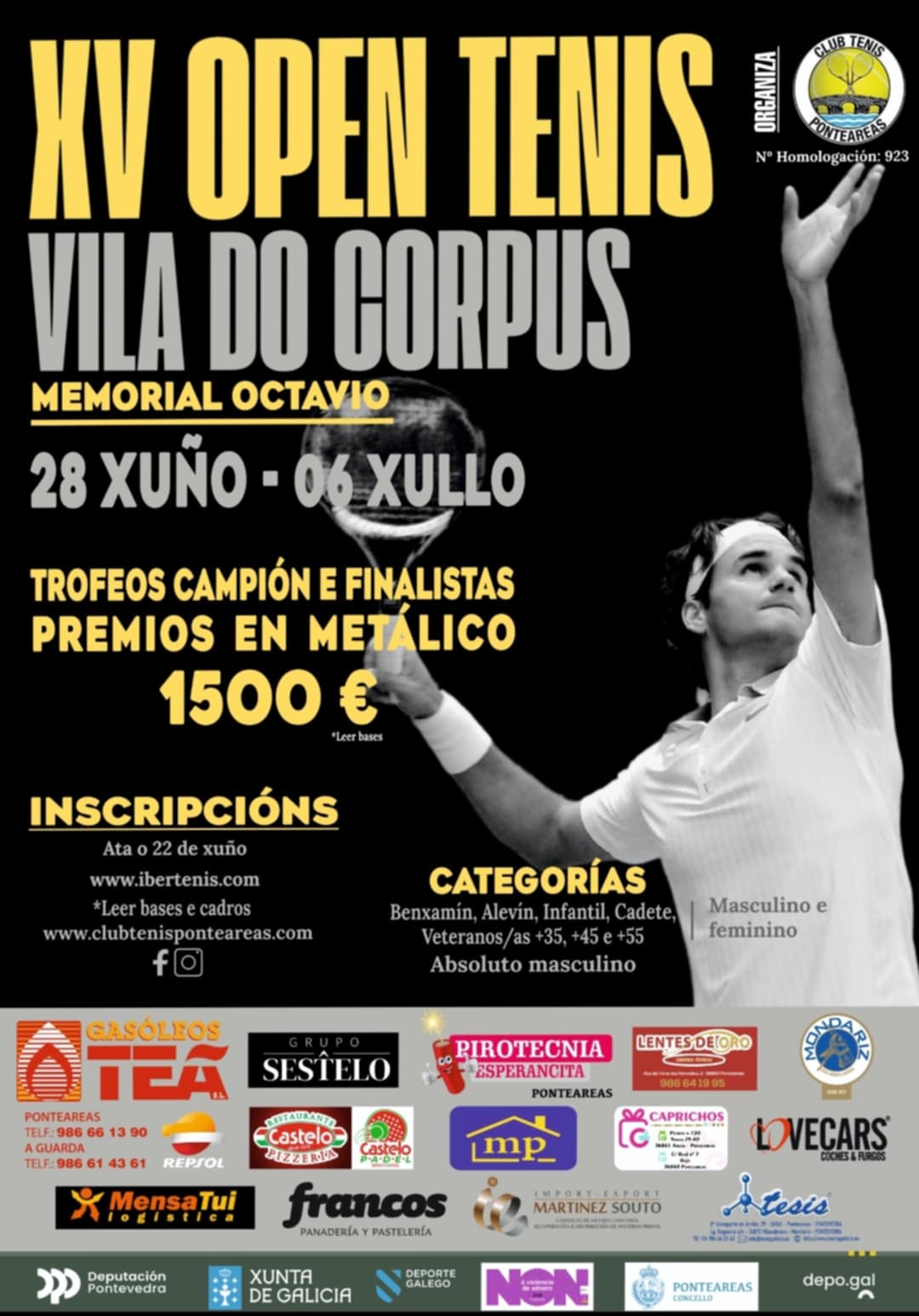 cartel XV OPEN VILA DO CORPUS