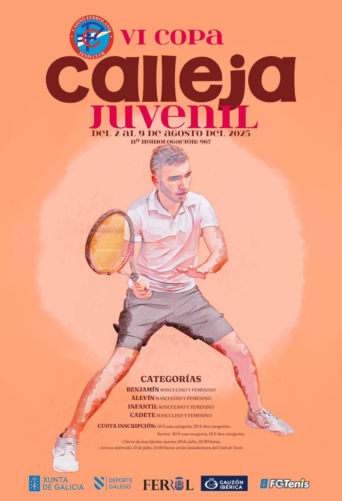cartel VI COPA CALLEJA JUVENIL 2025
