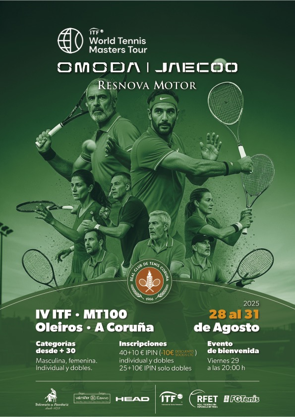 cartel IV TORNEO ITF SENIOR OMODA/JAECOO (RESNOVA MOTOR)