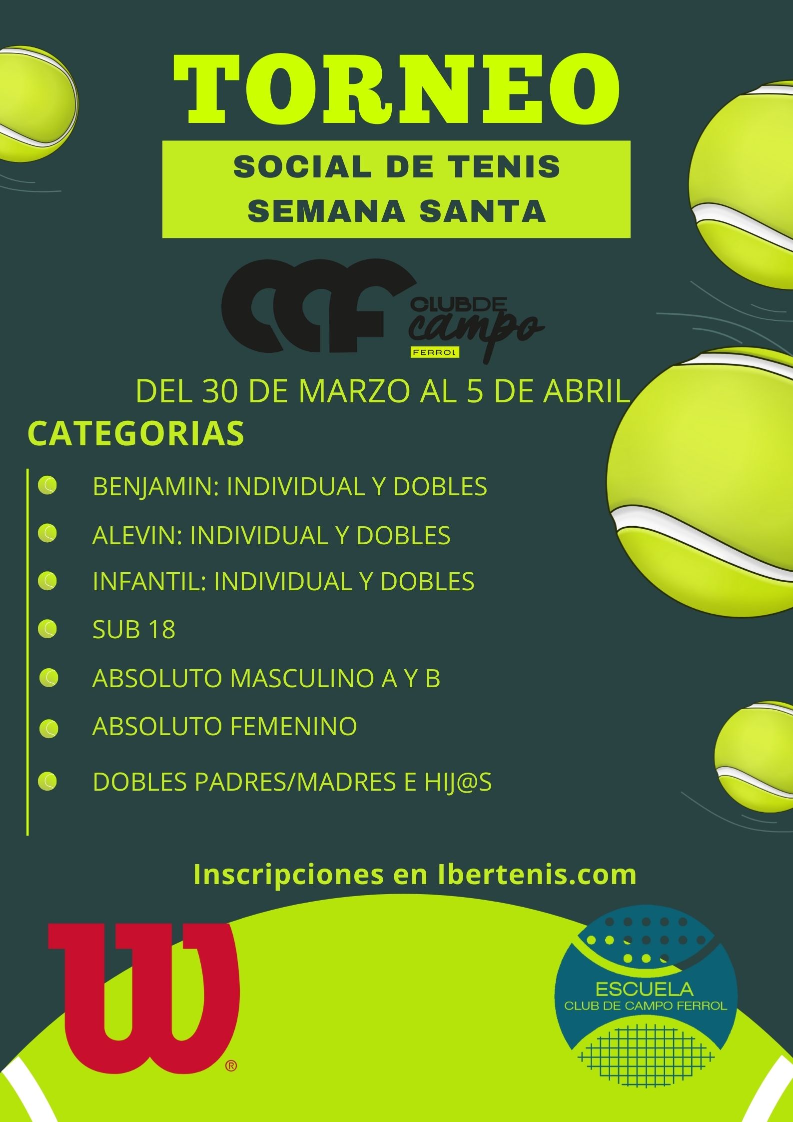 cartel TORNEO SOCIAL SEMANA SANTA