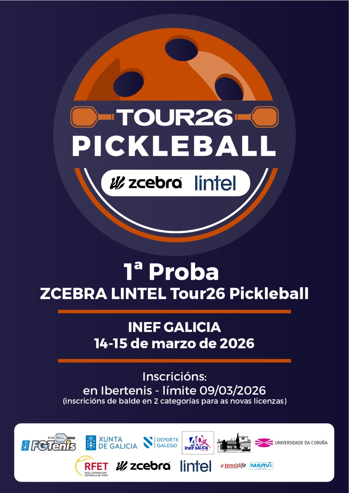 cartel 1ª Prueba Zcebra Lintel Tour