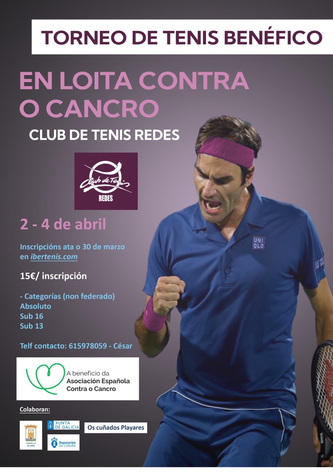 cartel IV TORNEO BENÉFICO EN LOITA CONTRA O CANCRO