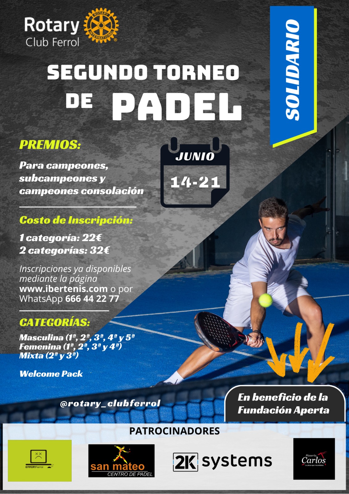 II TORNEO DE PÁDEL ROTARY CLUB FERROL