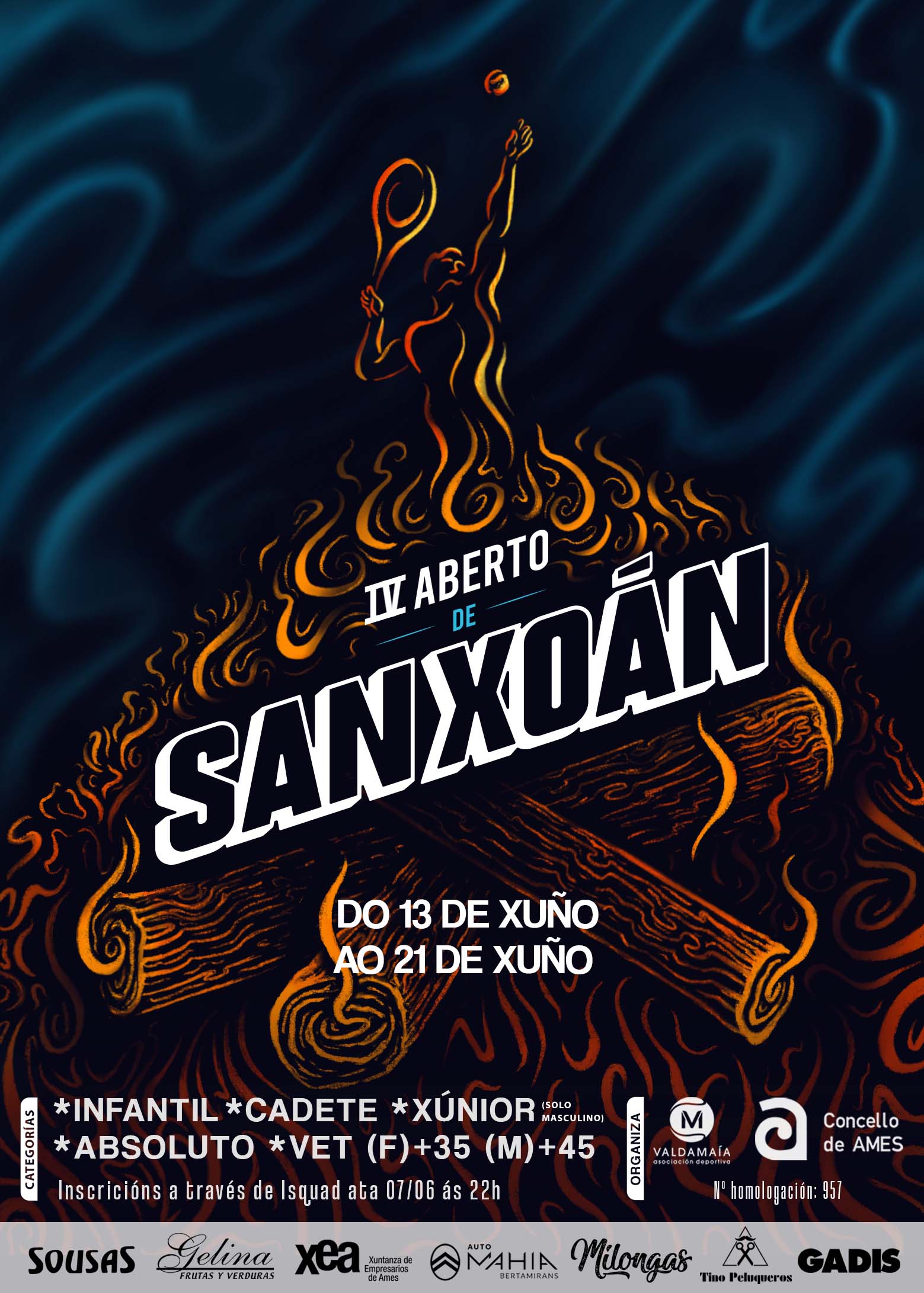 cartel IV ABERTO DE SAN XOÁN CONCELLO DE AMES 2026
