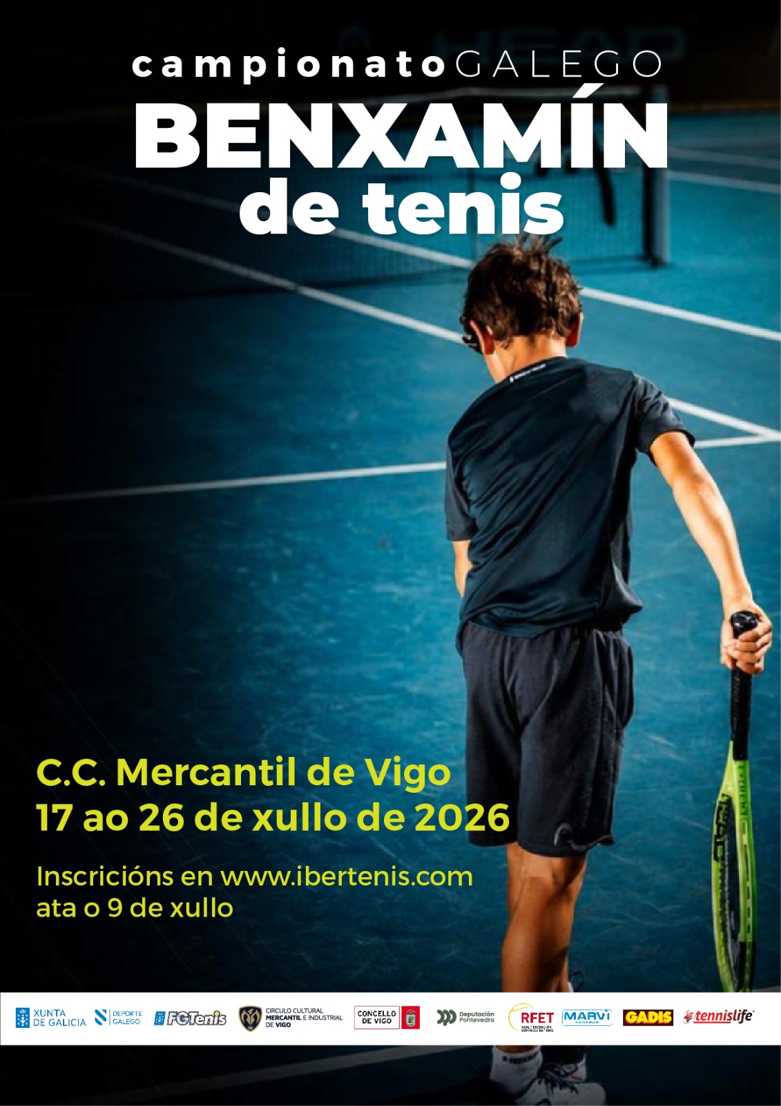 cartel Campionato Galego Benxamín